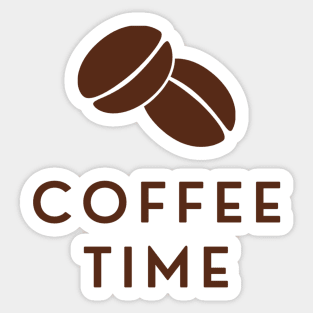 Coffe Bean Time Sticker